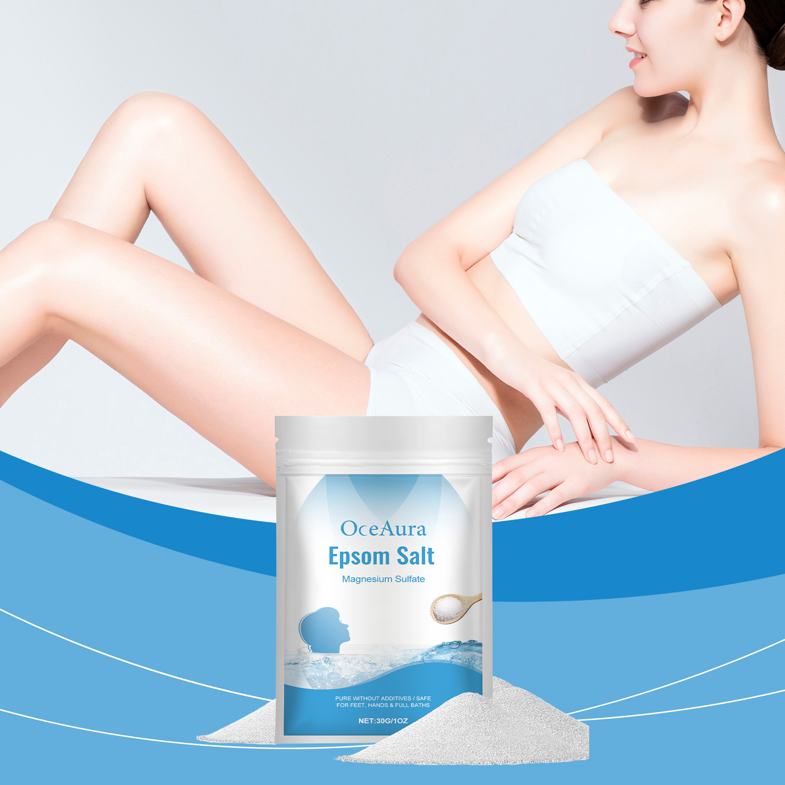 Bath Salts Magnesium - Epsom Salt Bath and Shower Products