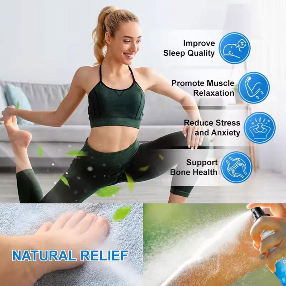 1/2PCS Magnesium Oil Spray for - Bath Salts Magnesium 评论和价格