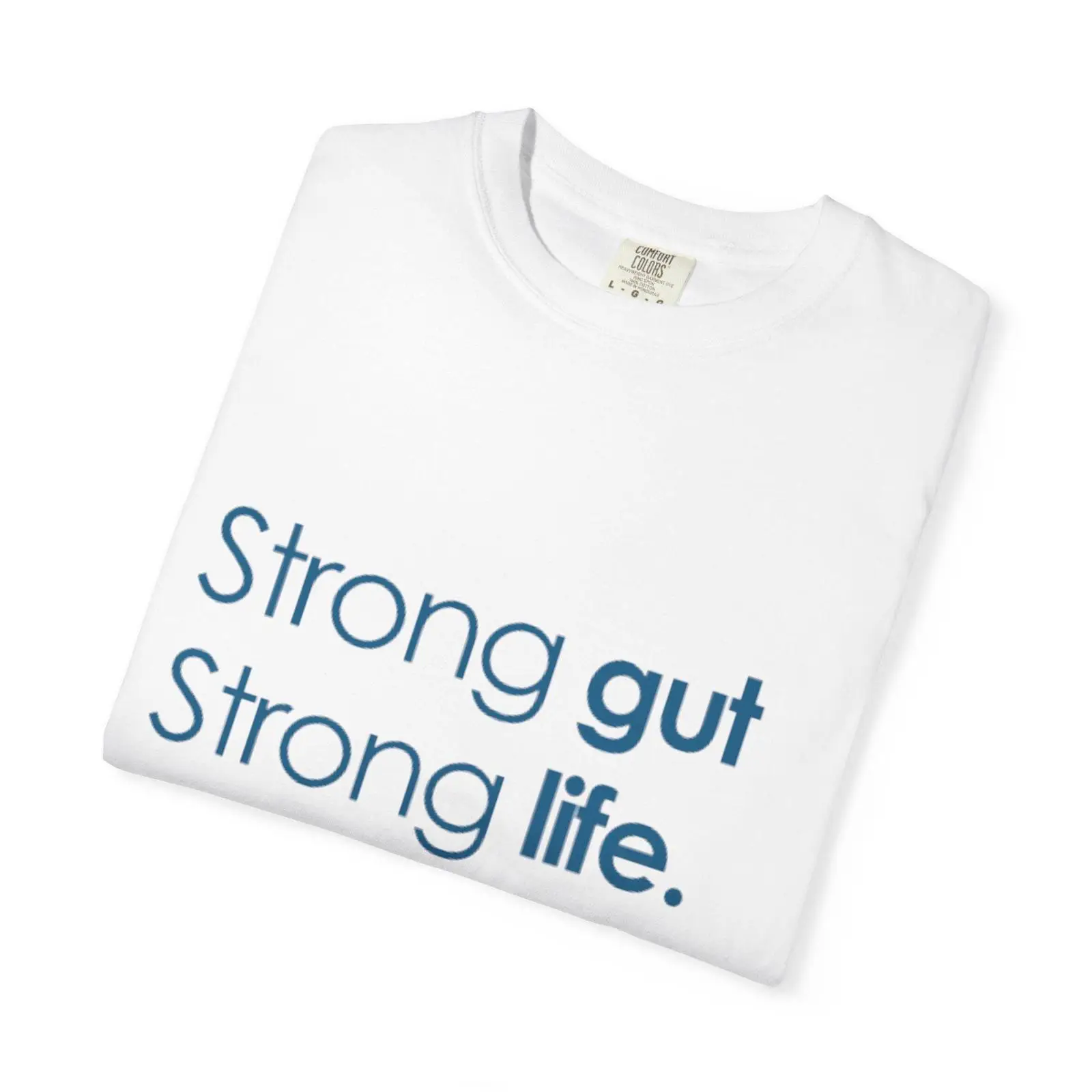 Strong Gut Life Slogan T Shirt - Health Wellness Slogan 评论和价格