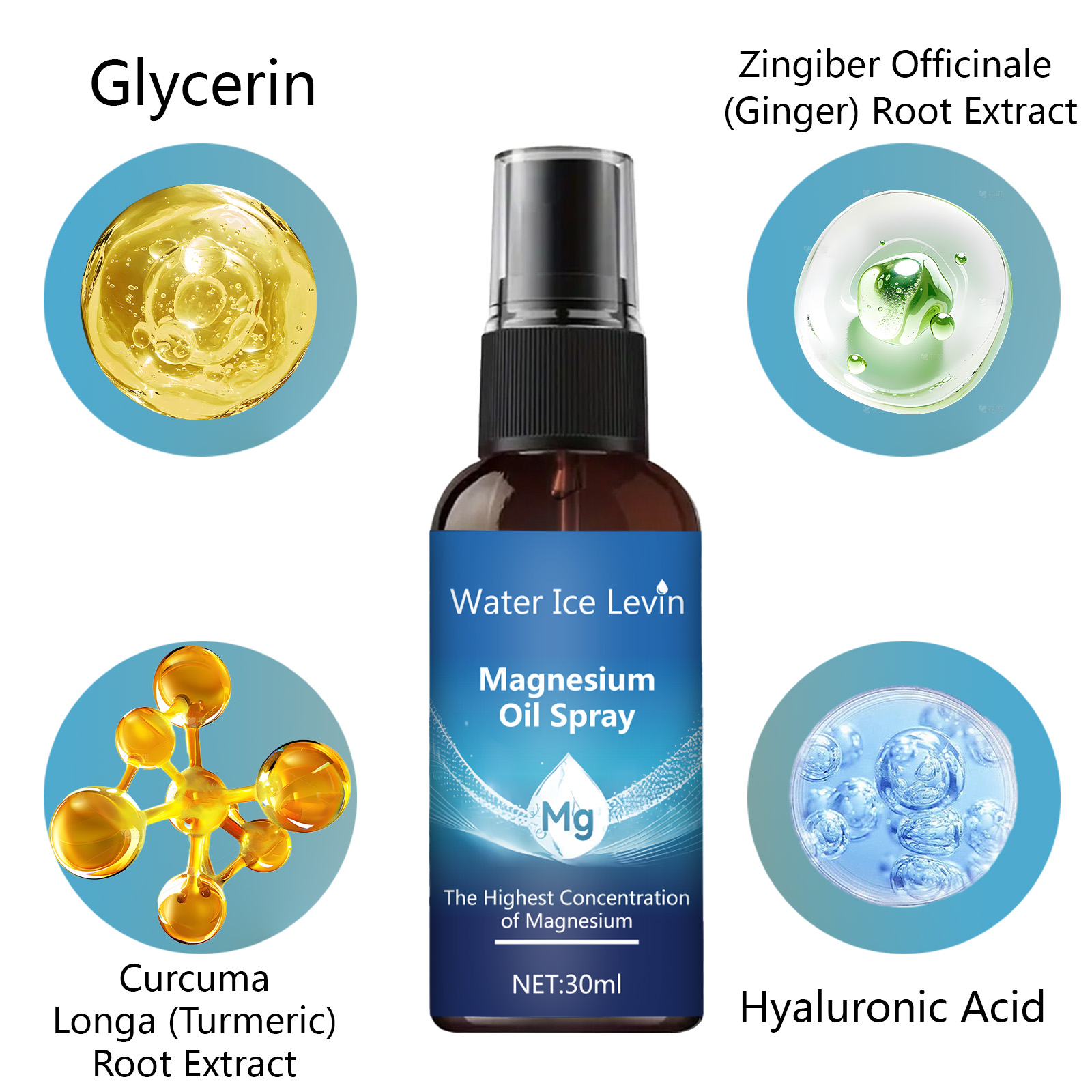 Magnesium Oil Spray face and b - Bath Salts Magnesium 评论和价格