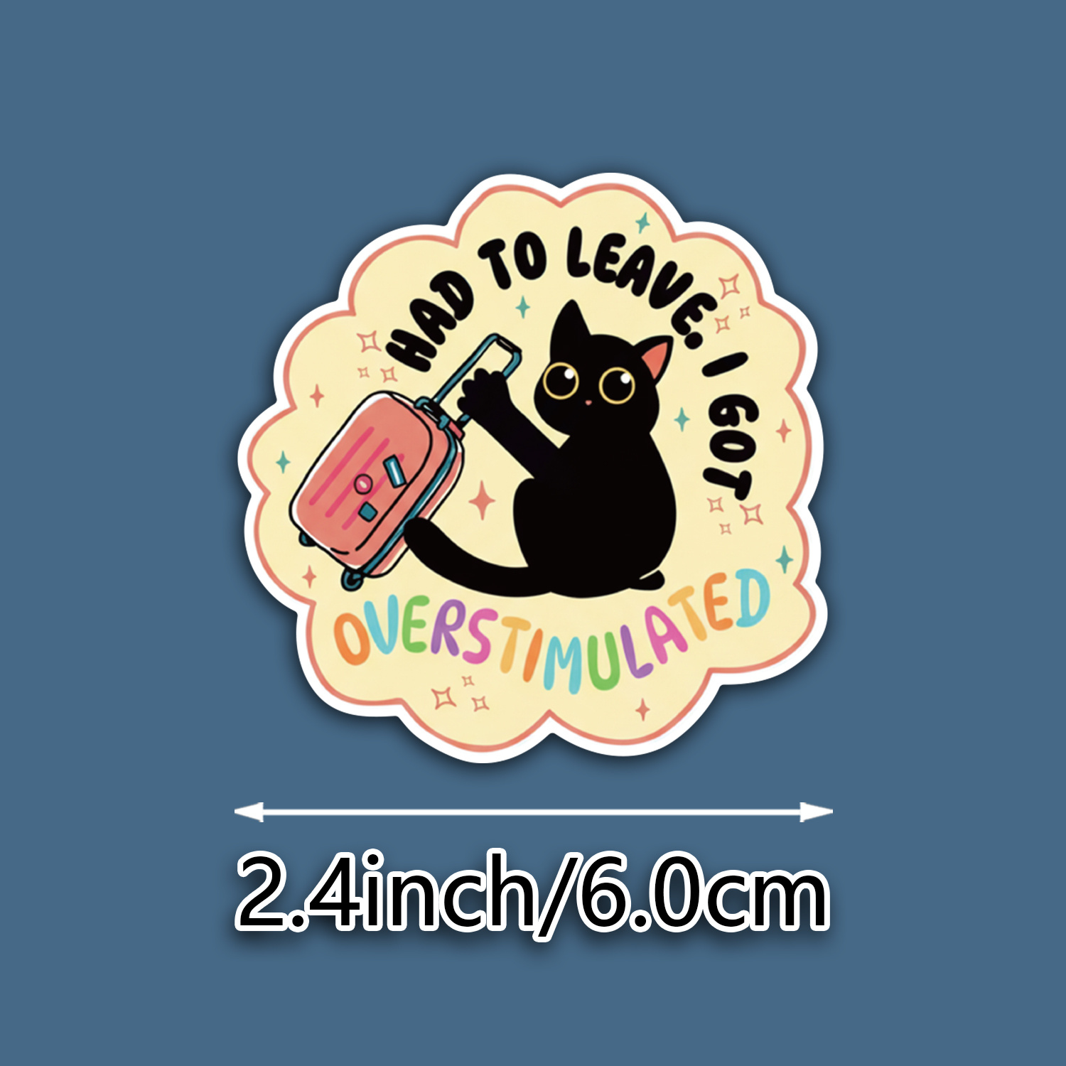 Overstimulated Funny Black Cat - Health & Wellness Là Gì 评论和价格