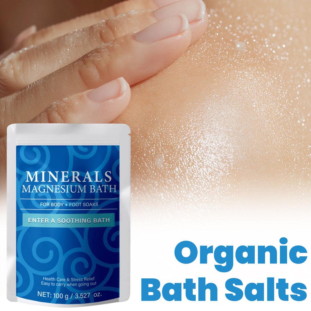 100g USDA Organic Magnesium Ba - Bath Salts Magnesium 评论和价格