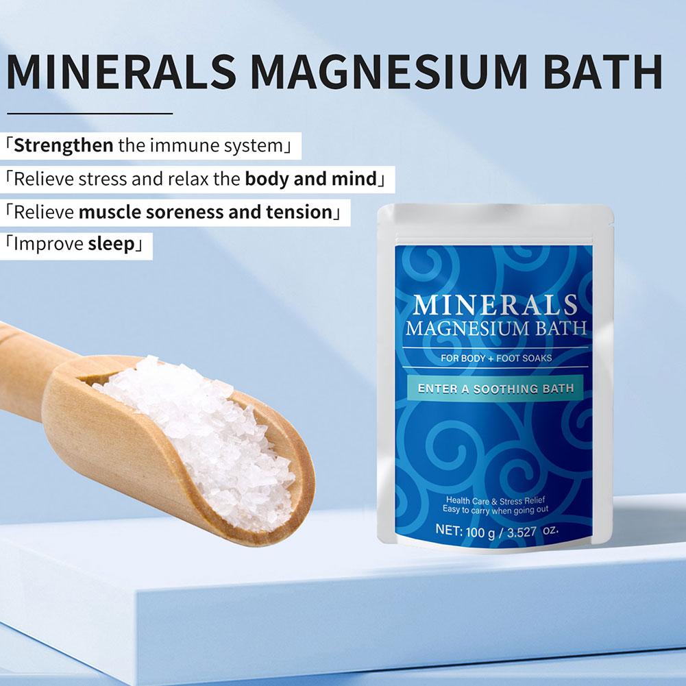 100g USDA Organic Magnesium Ba - Bath Salts Magnesium 评论和价格