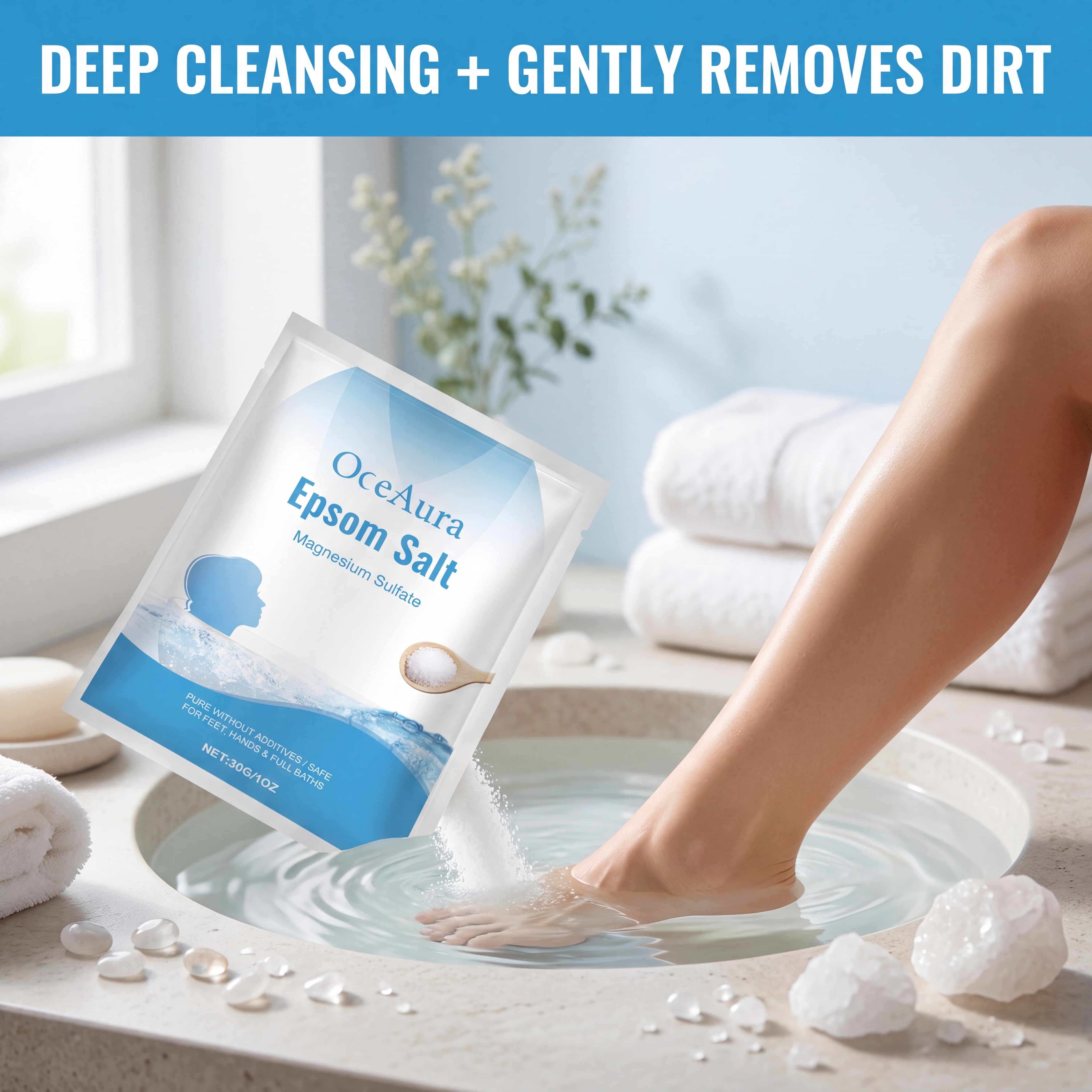 Pure Epsom Salt Magnesium Sulf - Bath Salts Magnesium 评论和价格
